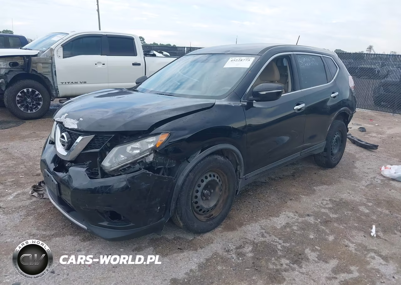 2015 Nissan Rogue S VIN:KNMAT2MVXFP539738 - 2