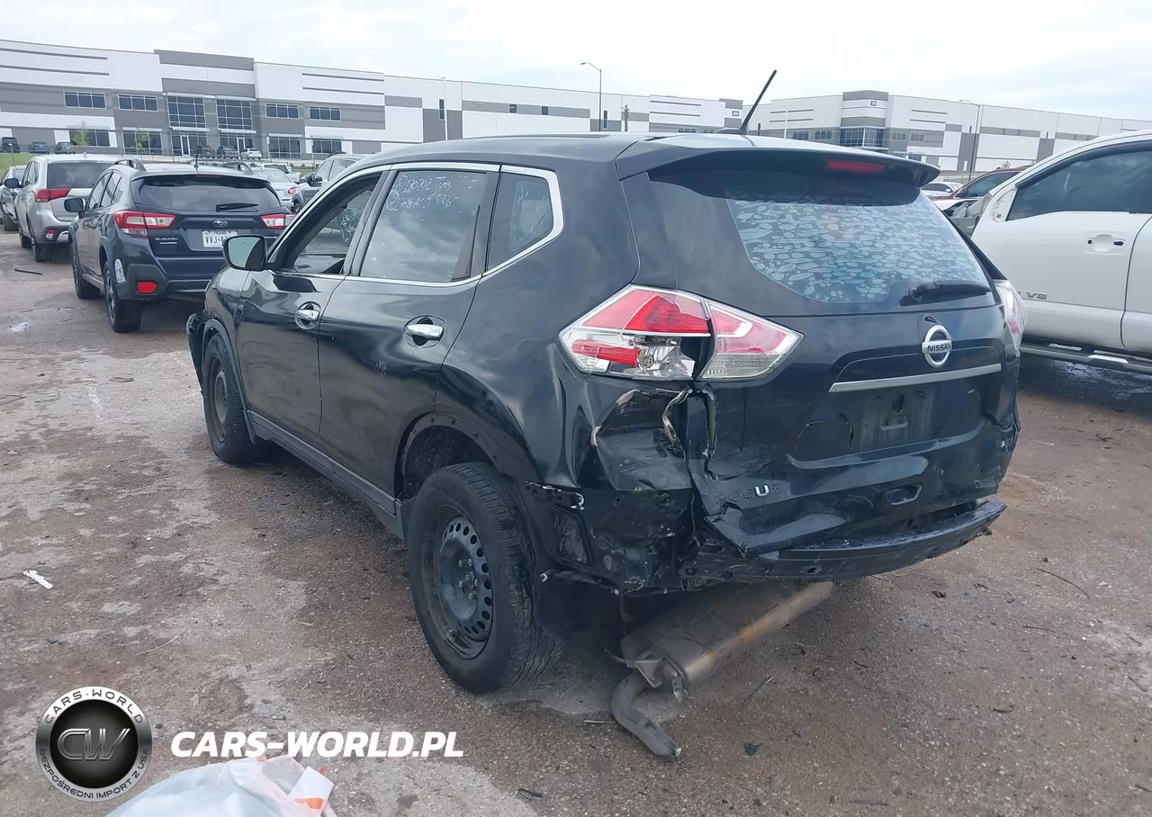2015 Nissan Rogue S VIN:KNMAT2MVXFP539738 - 3