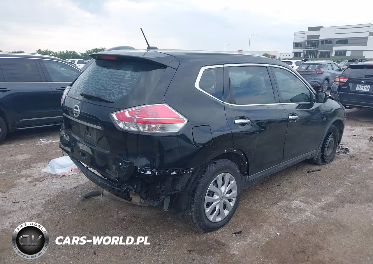 2015 Nissan Rogue S VIN:KNMAT2MVXFP539738 - 4