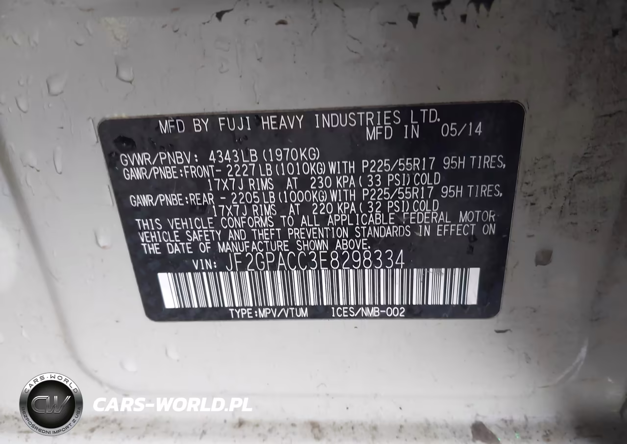 2014 Subaru Xv Crosstrek 2.0I Premium VIN:JF2GPACC3E8298334 - 9