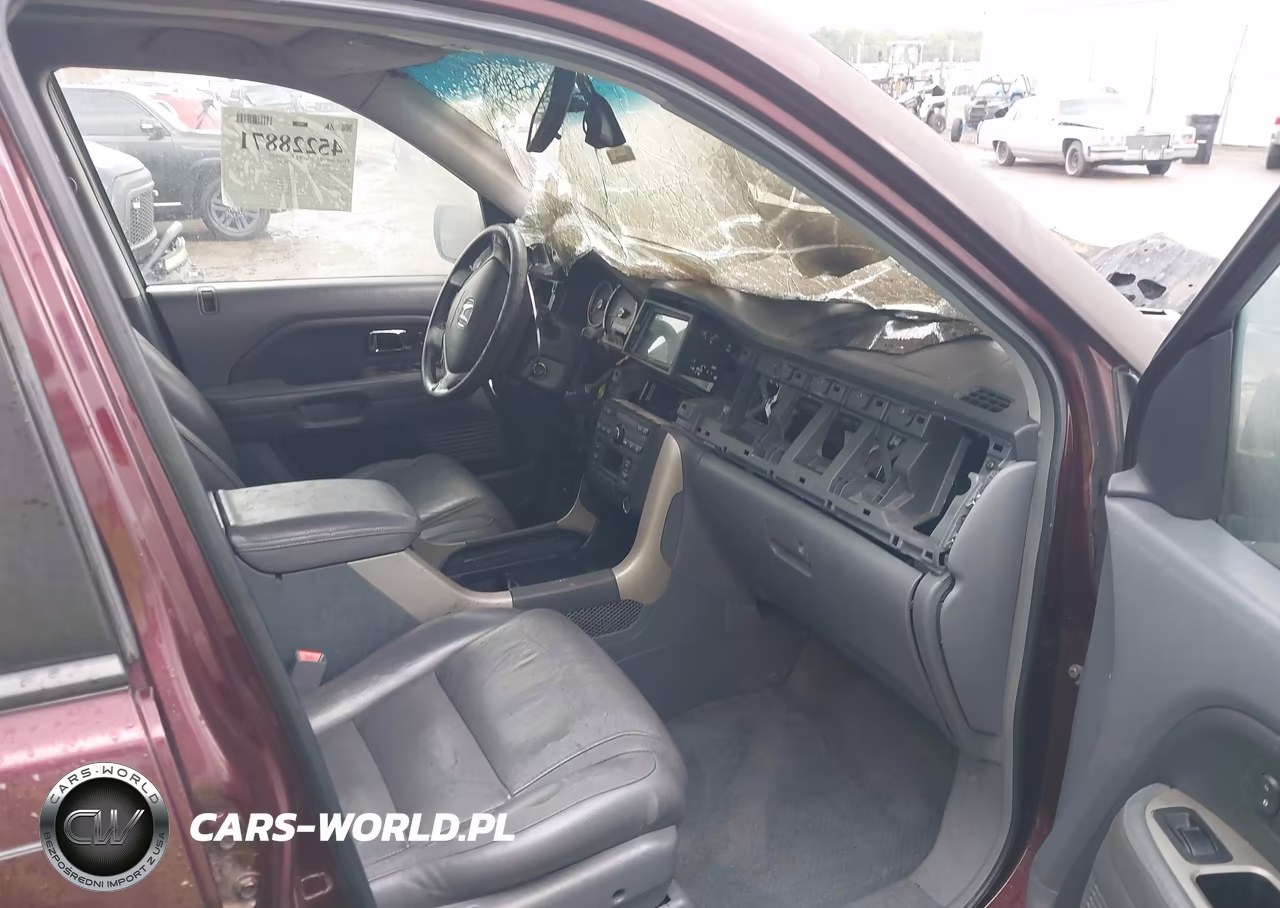 2007 Honda Pilot Ex-L VIN:5FNYF28547B042387 - 5