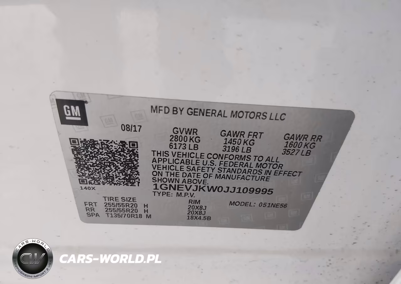 2018 Chevrolet Traverse Premier VIN:1GNEVJKW0JJ109995 - 9