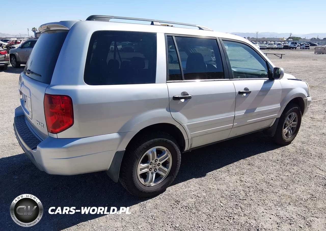 2005 Honda Pilot Ex-L VIN:2HKYF18655H546481 - 4