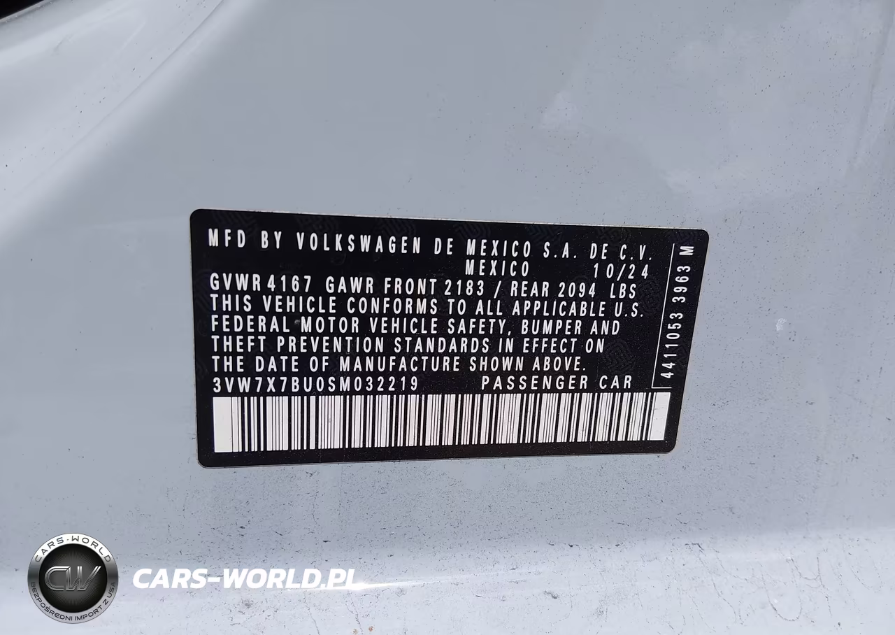 2025 Volkswagen Jetta 1.5T Se VIN:3VW7X7BU0SM032219 - 9