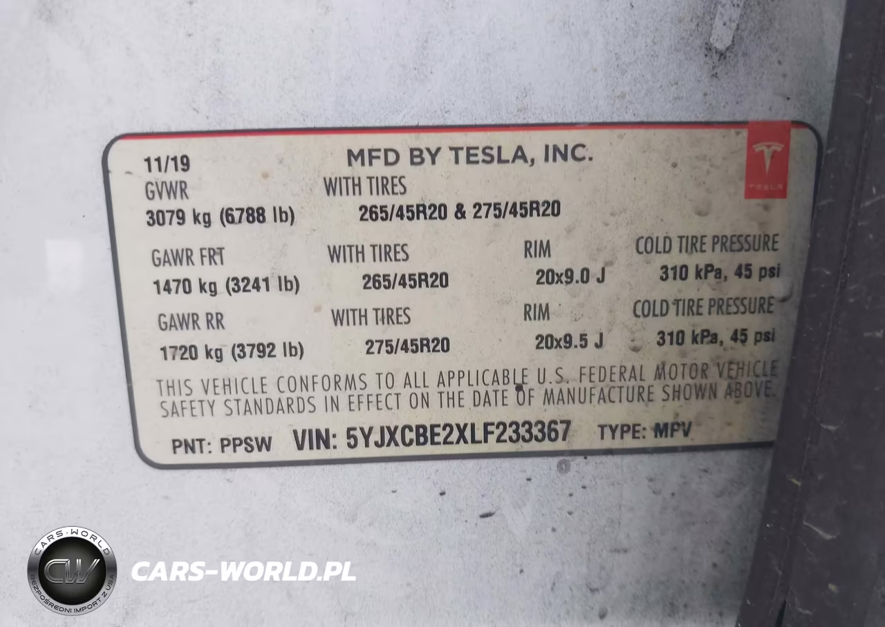 2020 Tesla Model X Long Range Dual Motor All-Wheel Drive-Long Range Plus Dual Motor All-Wheel Drive VIN:5YJXCBE2XLF233367 - 9