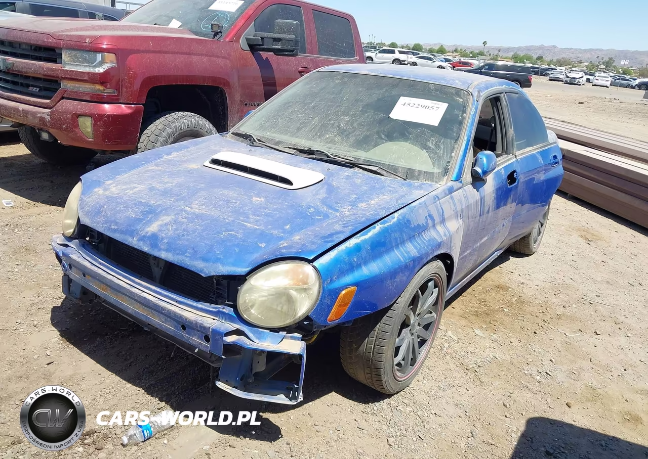 2002 Subaru Impreza Wrx VIN:JF1GD29692G516668 - 2