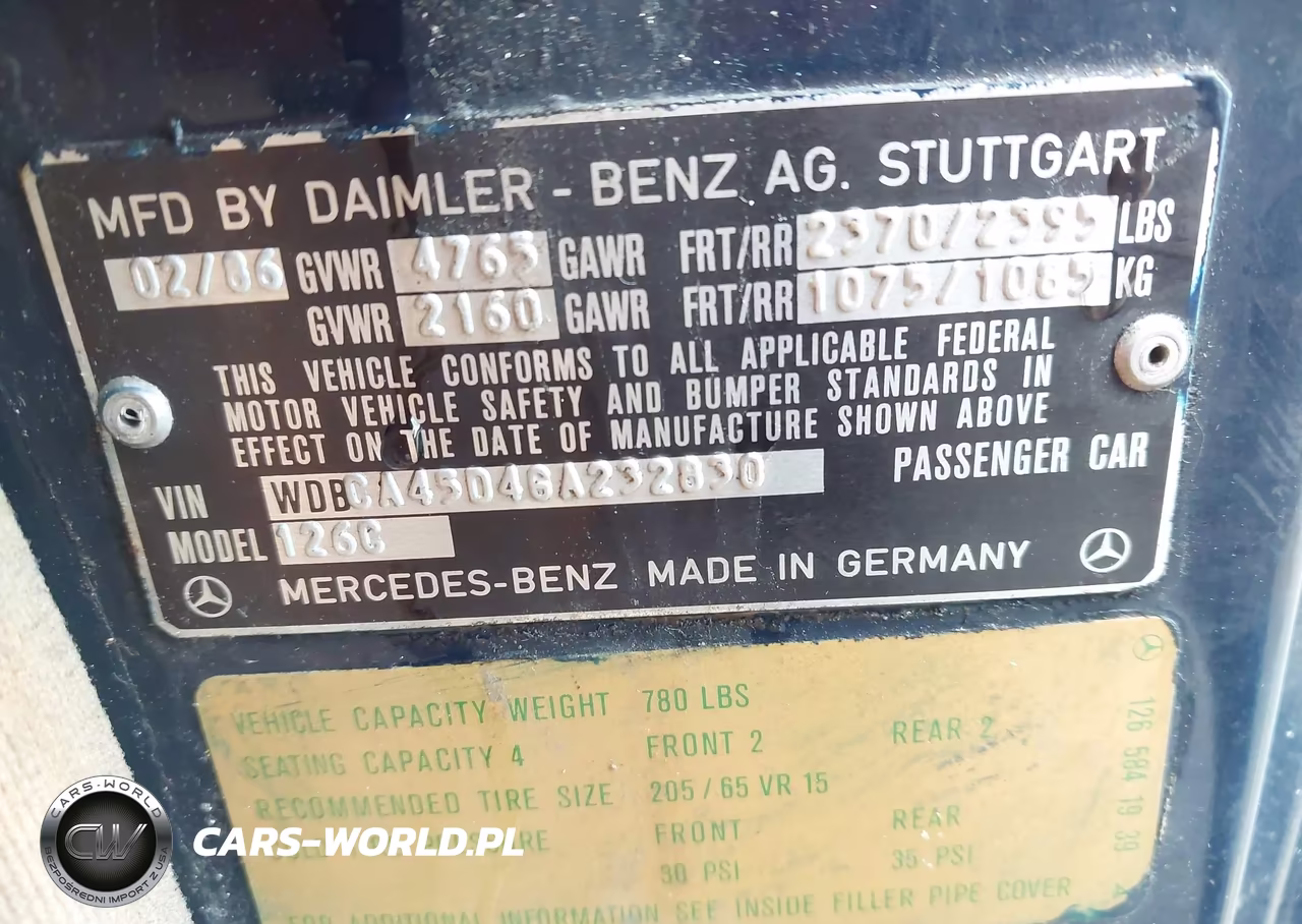 1986 Mercedes-Benz 560 Sec VIN:WDBCA45D4GA232830 - 9