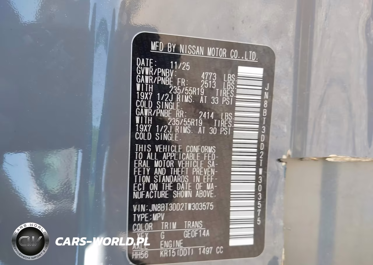 2026 Nissan Rogue Platinum VIN:JN8BT3DD2TW303575 - 9