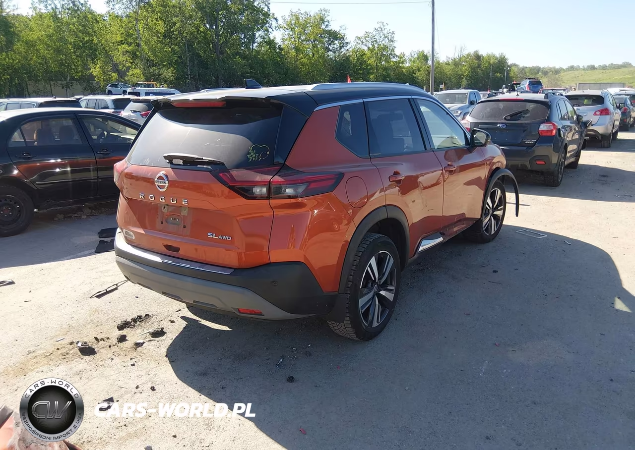 2021 Nissan Rogue Sl Intelligent Awd VIN:JN8AT3CBXMW200174 - 4