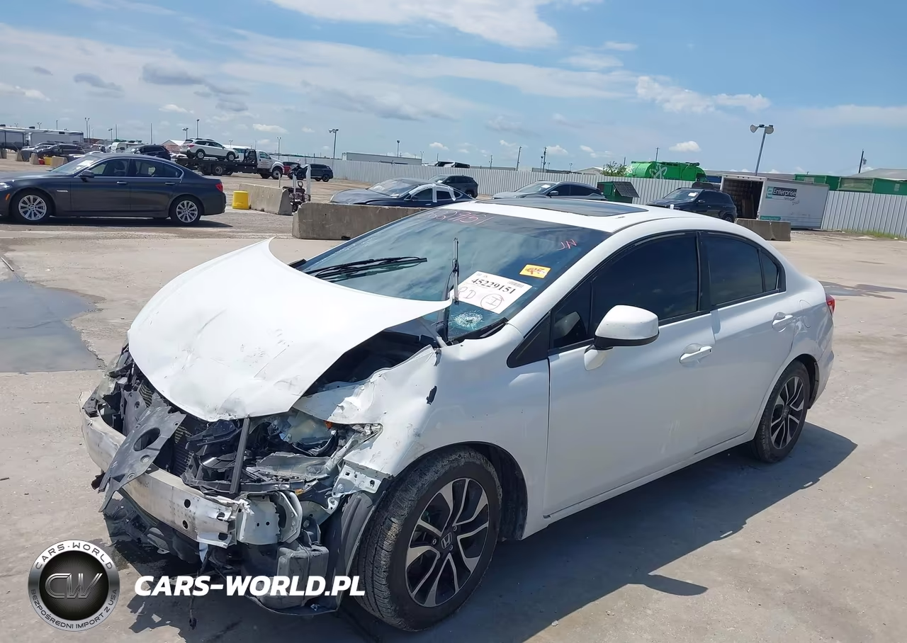 2013 Honda Civic Ex-L VIN:19XFB2F93DE036767 - 2