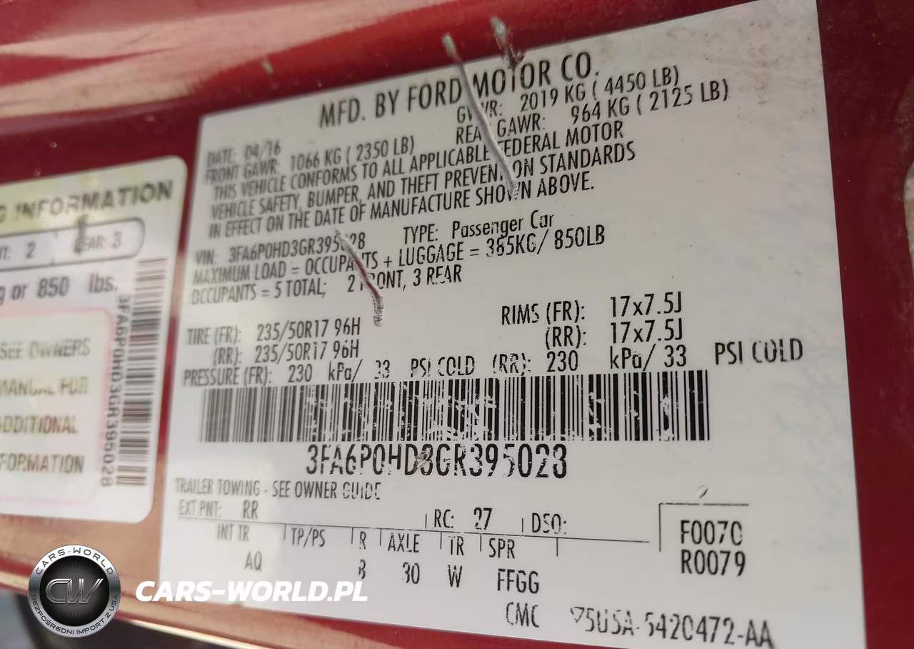 2016 Ford Fusion Se VIN:3FA6P0HD3GR395028 - 9