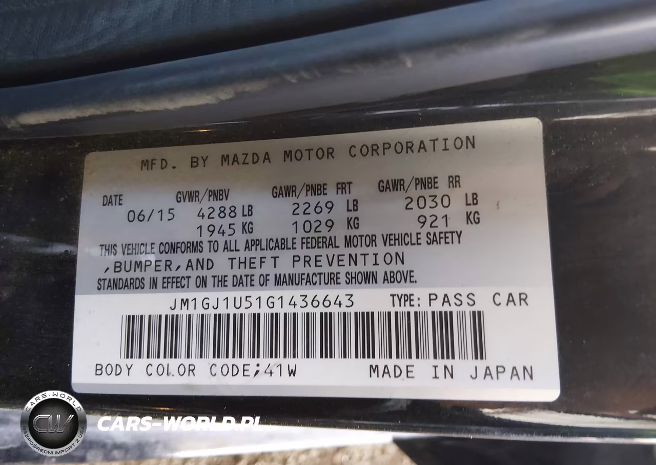 2016 Mazda Mazda6 I Sport VIN:JM1GJ1U51G1436643 - 9