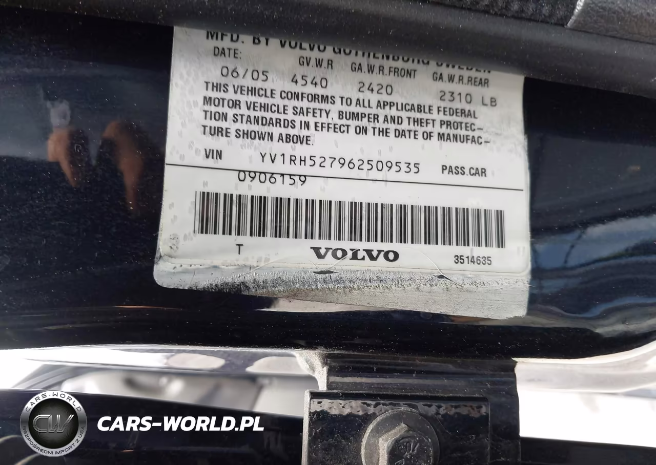2006 Volvo S60 R VIN:YV1RH527962509535 - 9