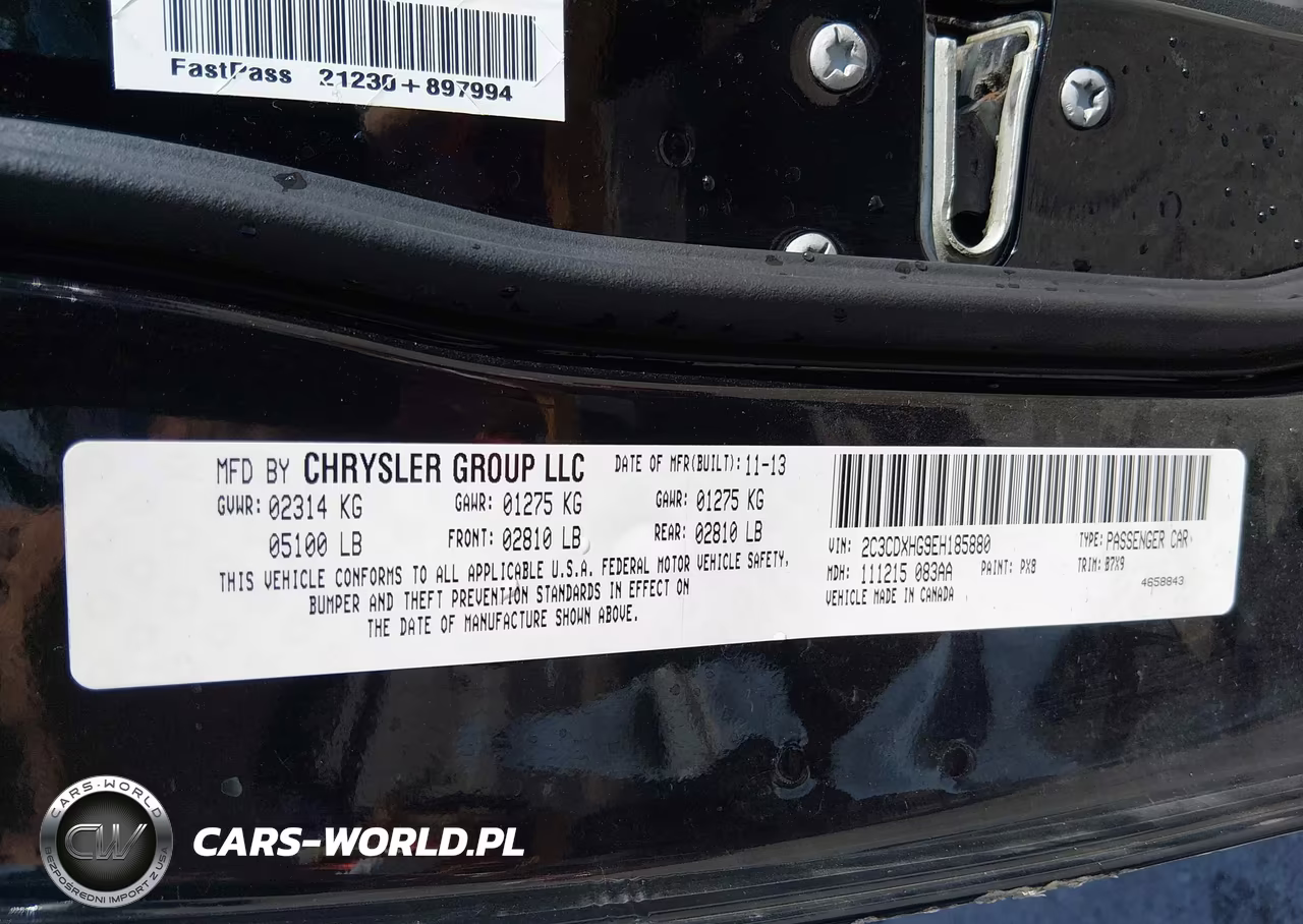 2014 Dodge Charger Sxt VIN:2C3CDXHG9EH185880 - 9