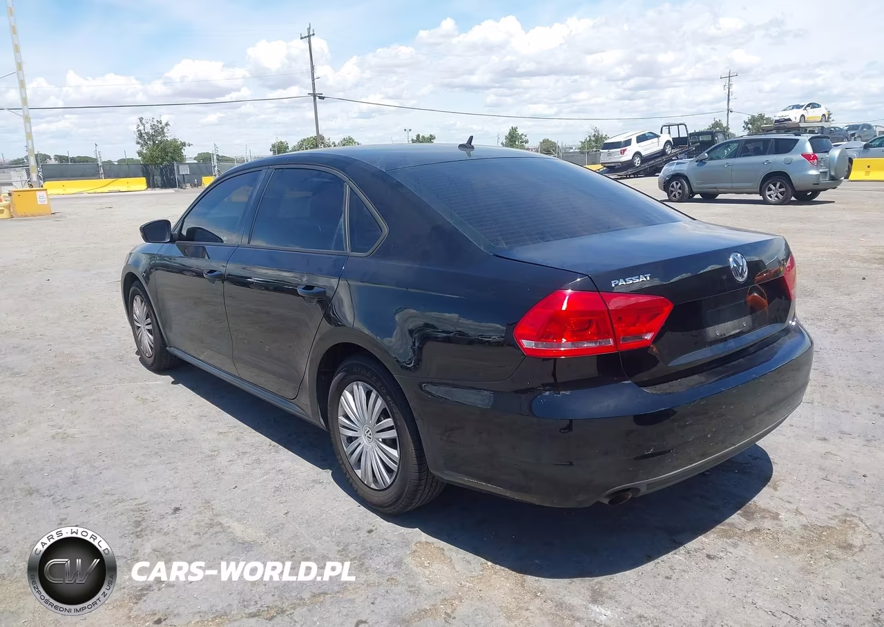 2014 Volkswagen Passat 2.5L S VIN:1VWAP7A34EC019672 - 3