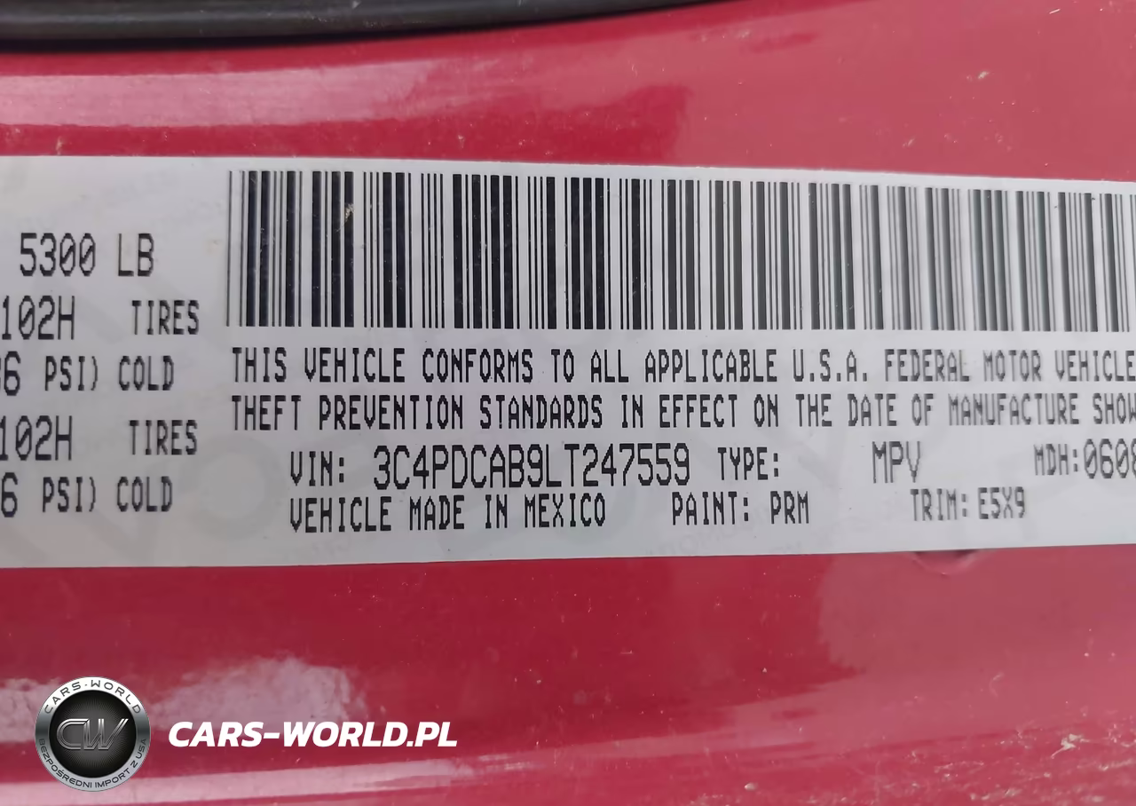 2020 Dodge Journey Se Value VIN:3C4PDCAB9LT247559 - 9