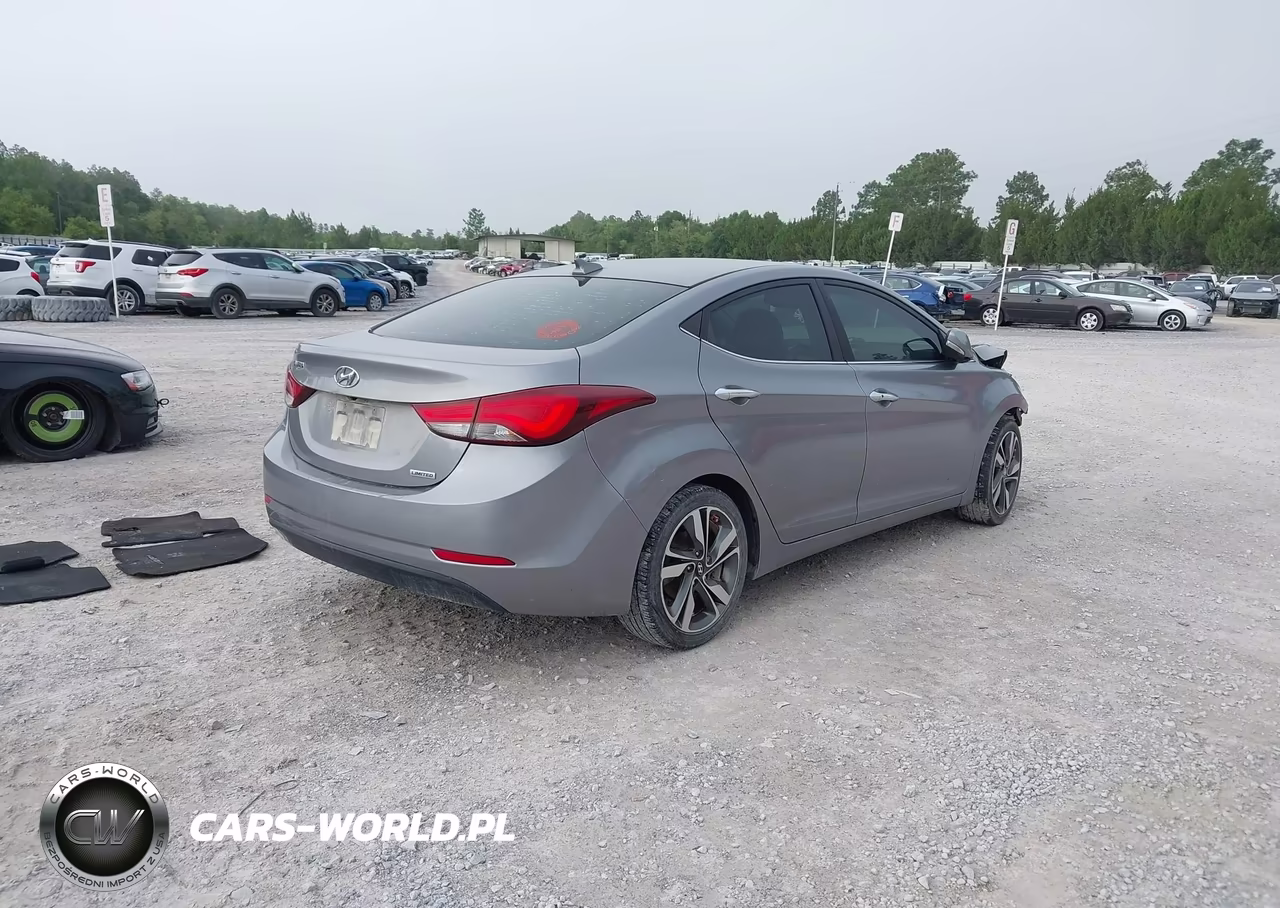 2015 Hyundai Elantra Limited VIN:KMHDH4AE2FU456087 - 4