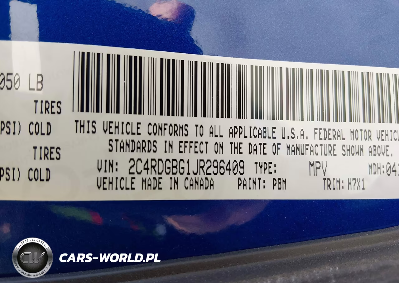 2018 Dodge Grand Caravan Se VIN:2C4RDGBG1JR296409 - 9