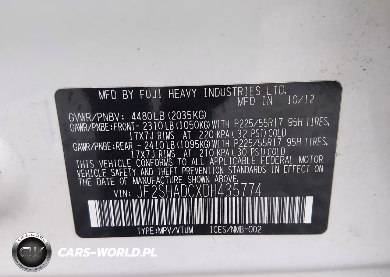 2013 Subaru Forester 2.5X Premium VIN:JF2SHADCXDH435774 - 9
