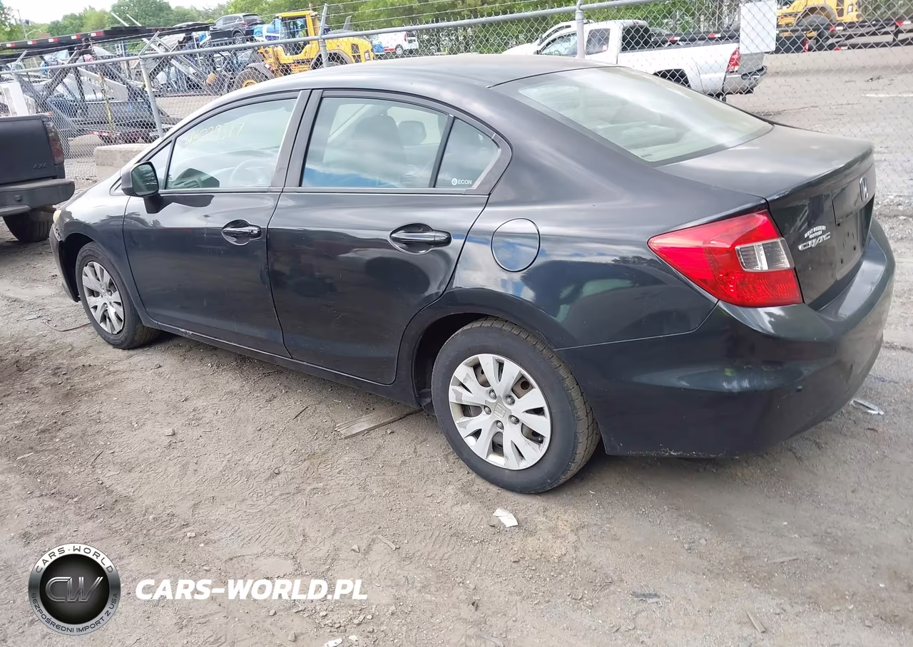 2012 Honda Civic Lx VIN:2HGFB2F59CH555095 - 3