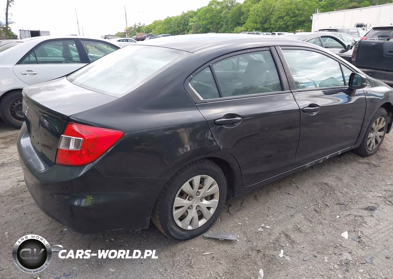 2012 Honda Civic Lx VIN:2HGFB2F59CH555095 - 4