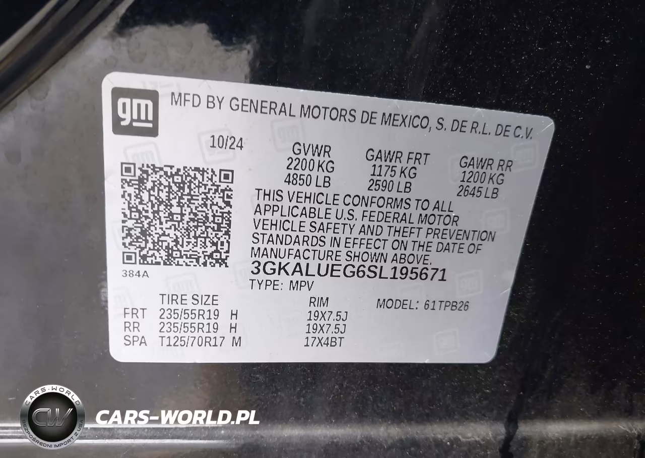 2025 GMC Terrain Awd Elevation VIN:3GKALUEG6SL195671 - 9