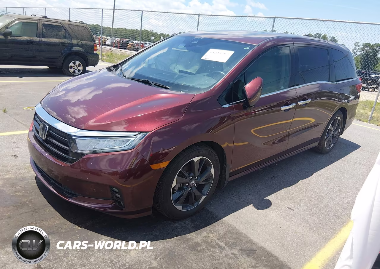 2021 Honda Odyssey Elite VIN:5FNRL6H95MB016304 - 2