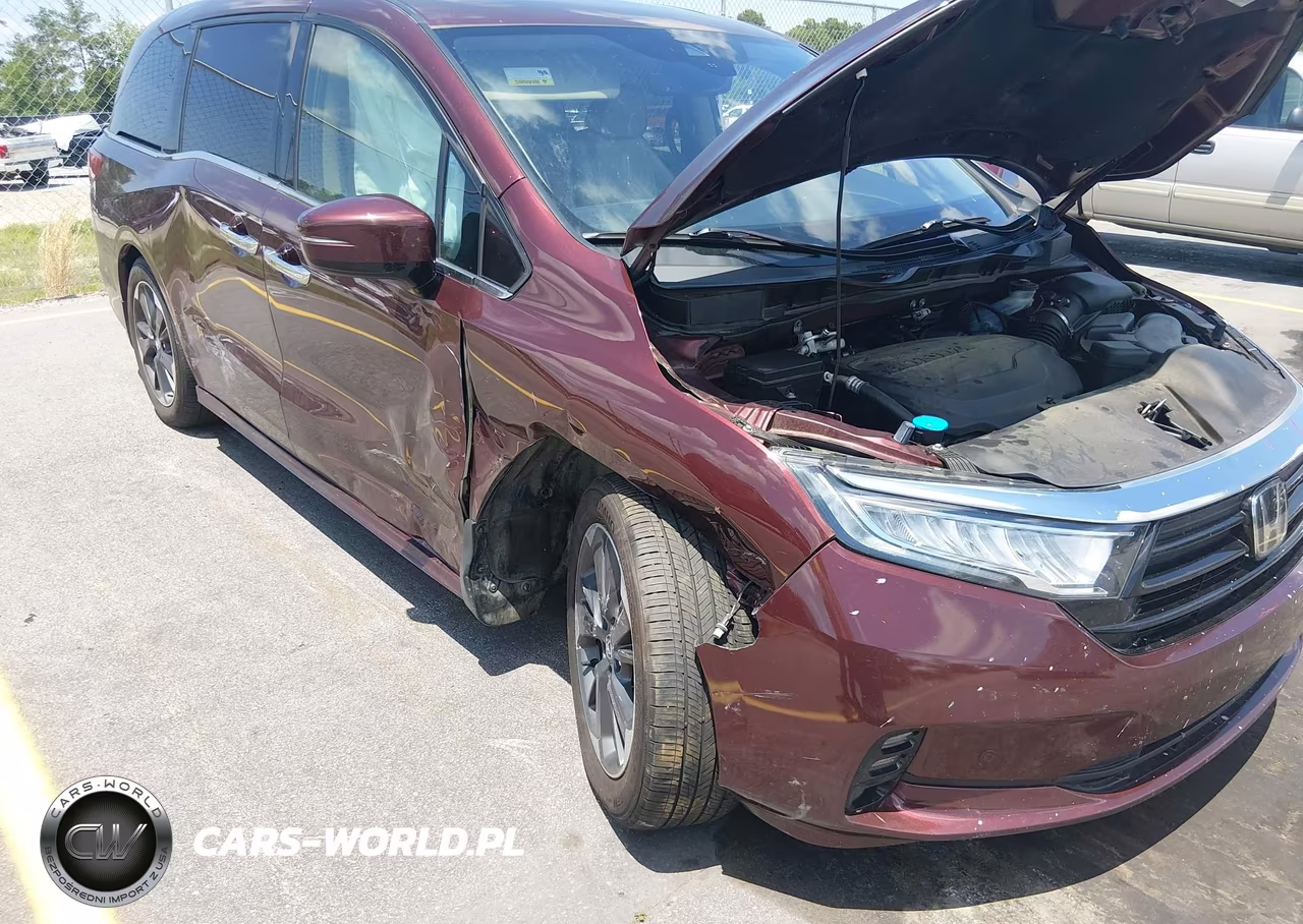 2021 Honda Odyssey Elite VIN:5FNRL6H95MB016304 - 6
