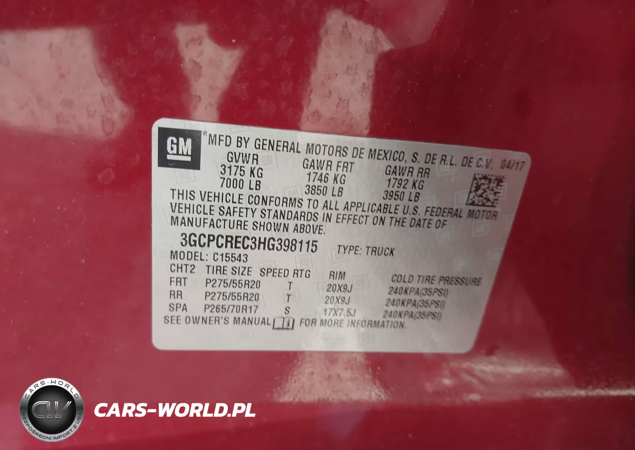 2017 Chevrolet Silverado 1500 1Lt VIN:3GCPCREC3HG398115 - 9