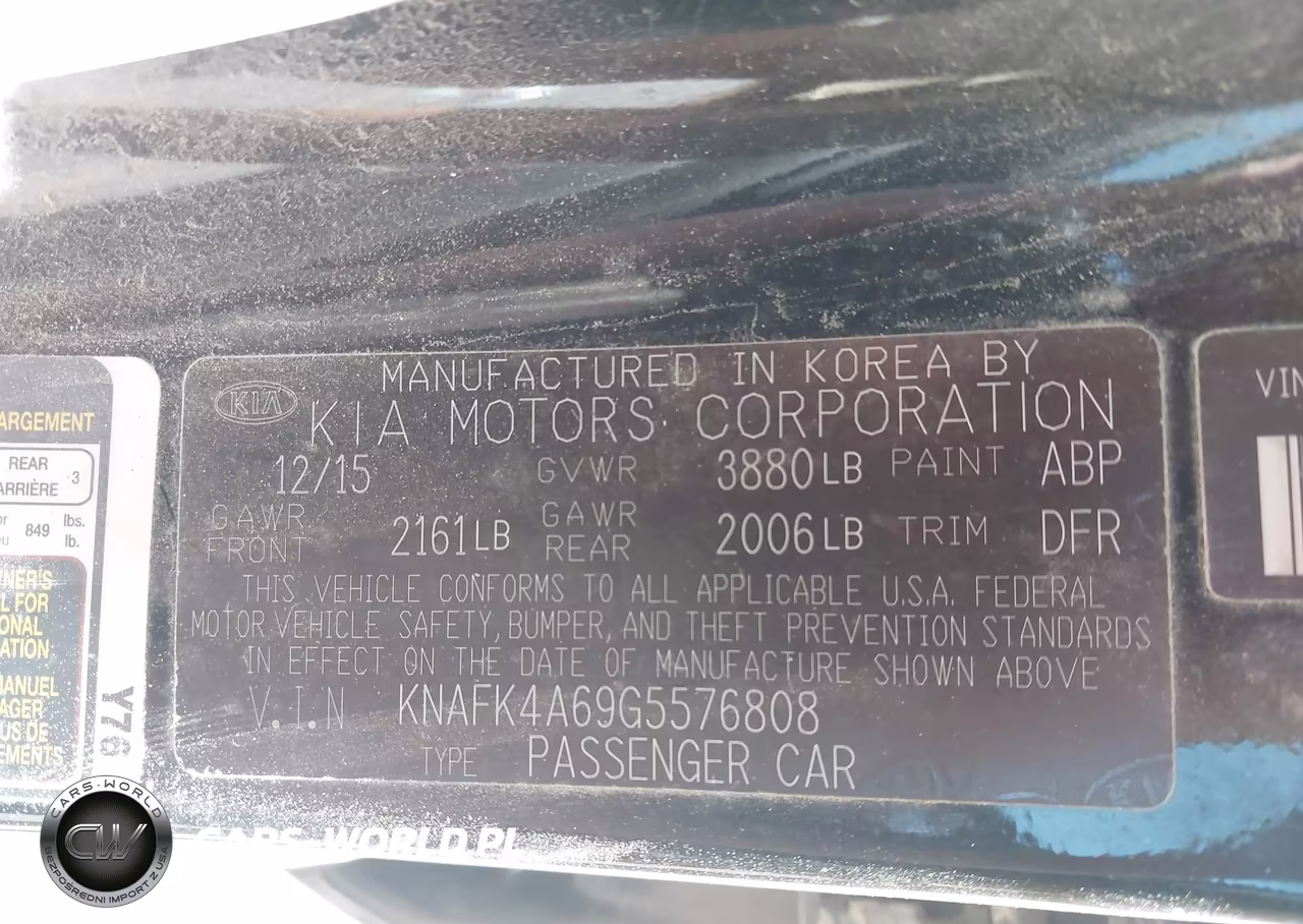 2016 Kia Forte Lx VIN:KNAFK4A69G5576808 - 9