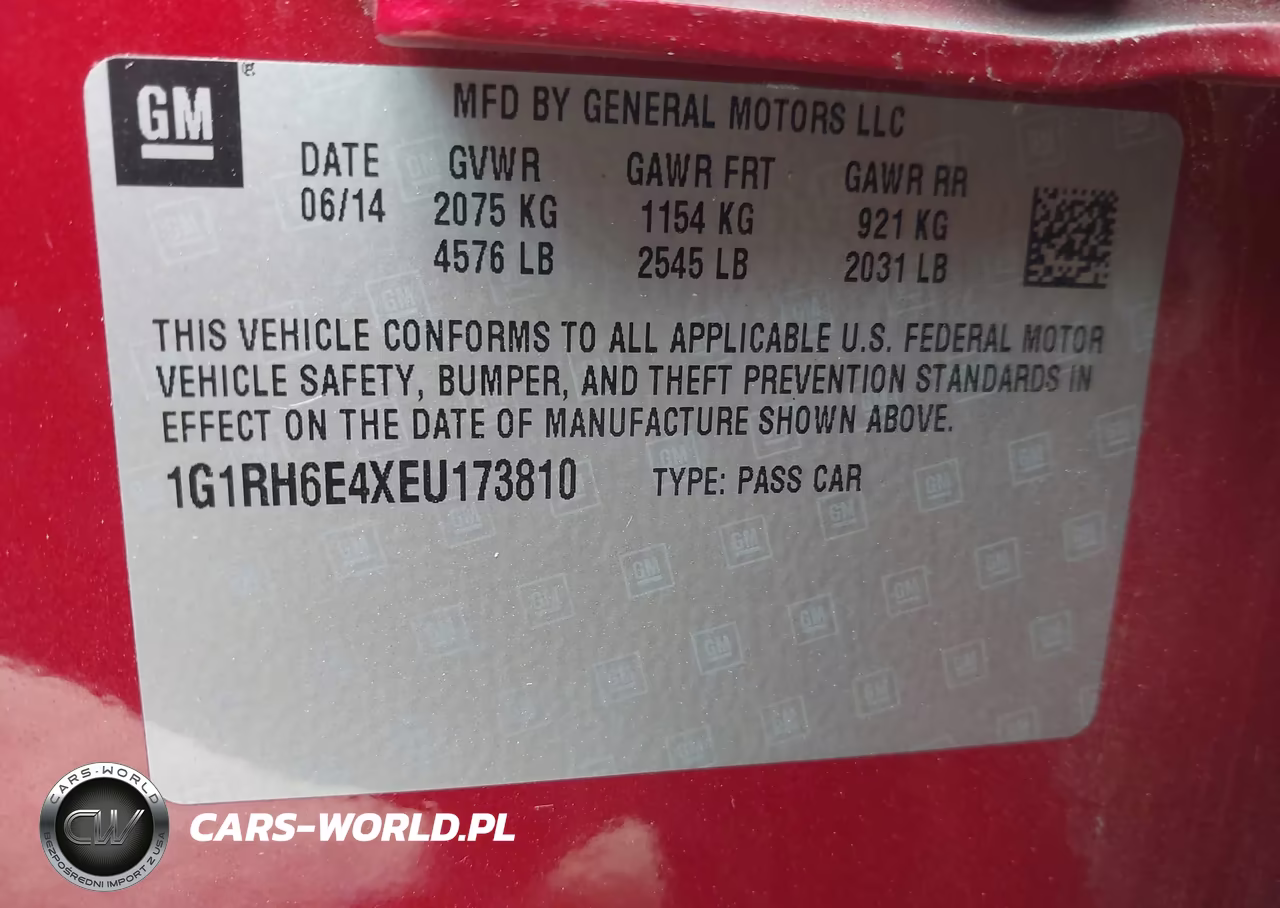 2014 Chevrolet Volt VIN:1G1RH6E4XEU173810 - 9