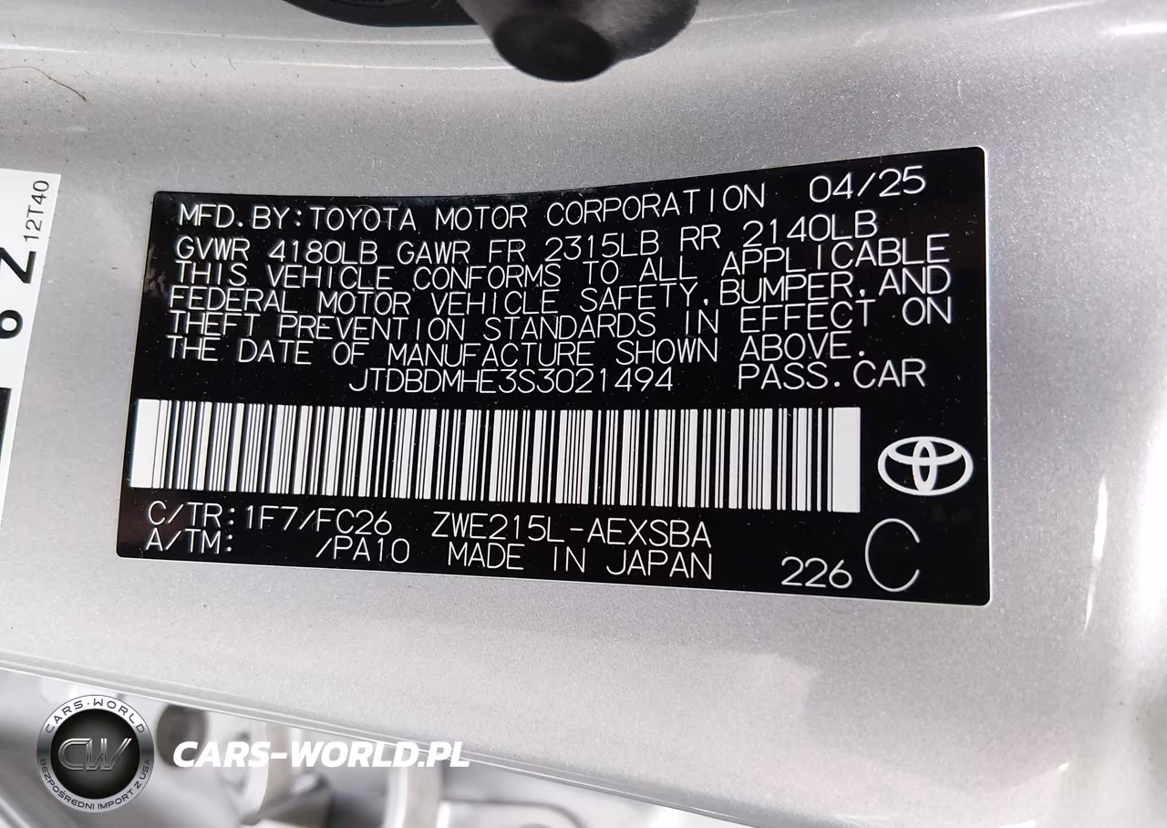 2025 Toyota Corolla Hybrid Se VIN:JTDBDMHE3S3021494 - 9