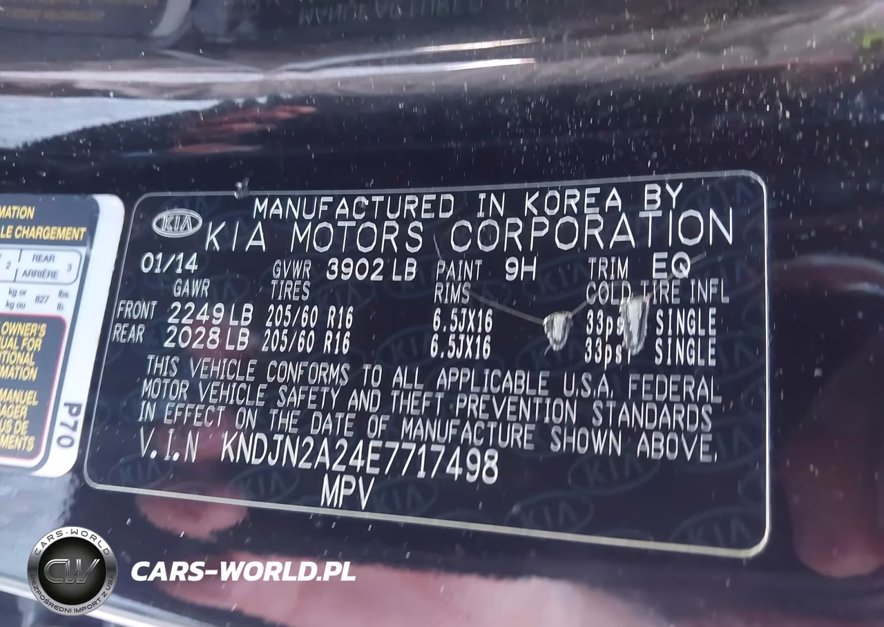 2014 Kia Soul VIN:KNDJN2A24E7717498 - 9