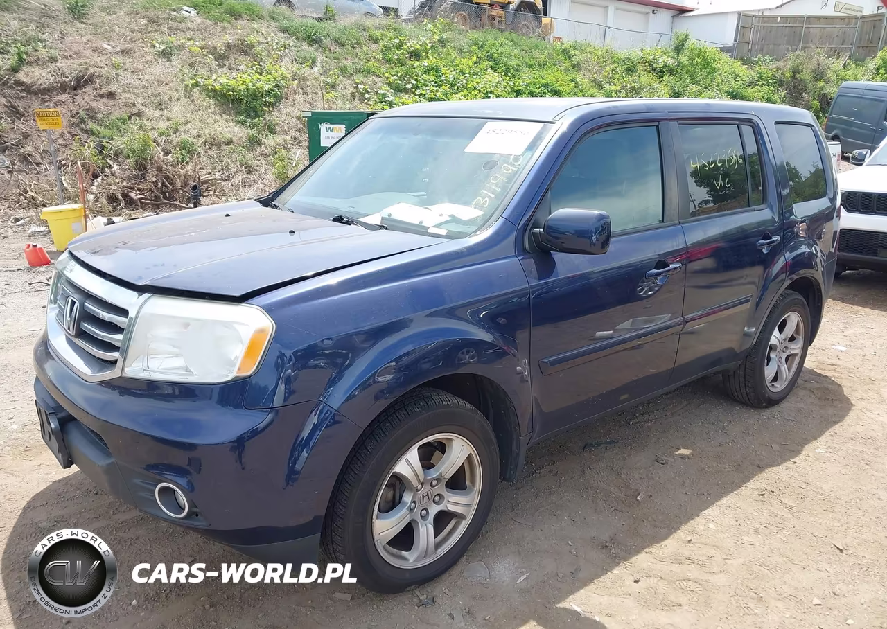 2013 Honda Pilot Ex-L VIN:5FNYF4H59DB012566 - 2