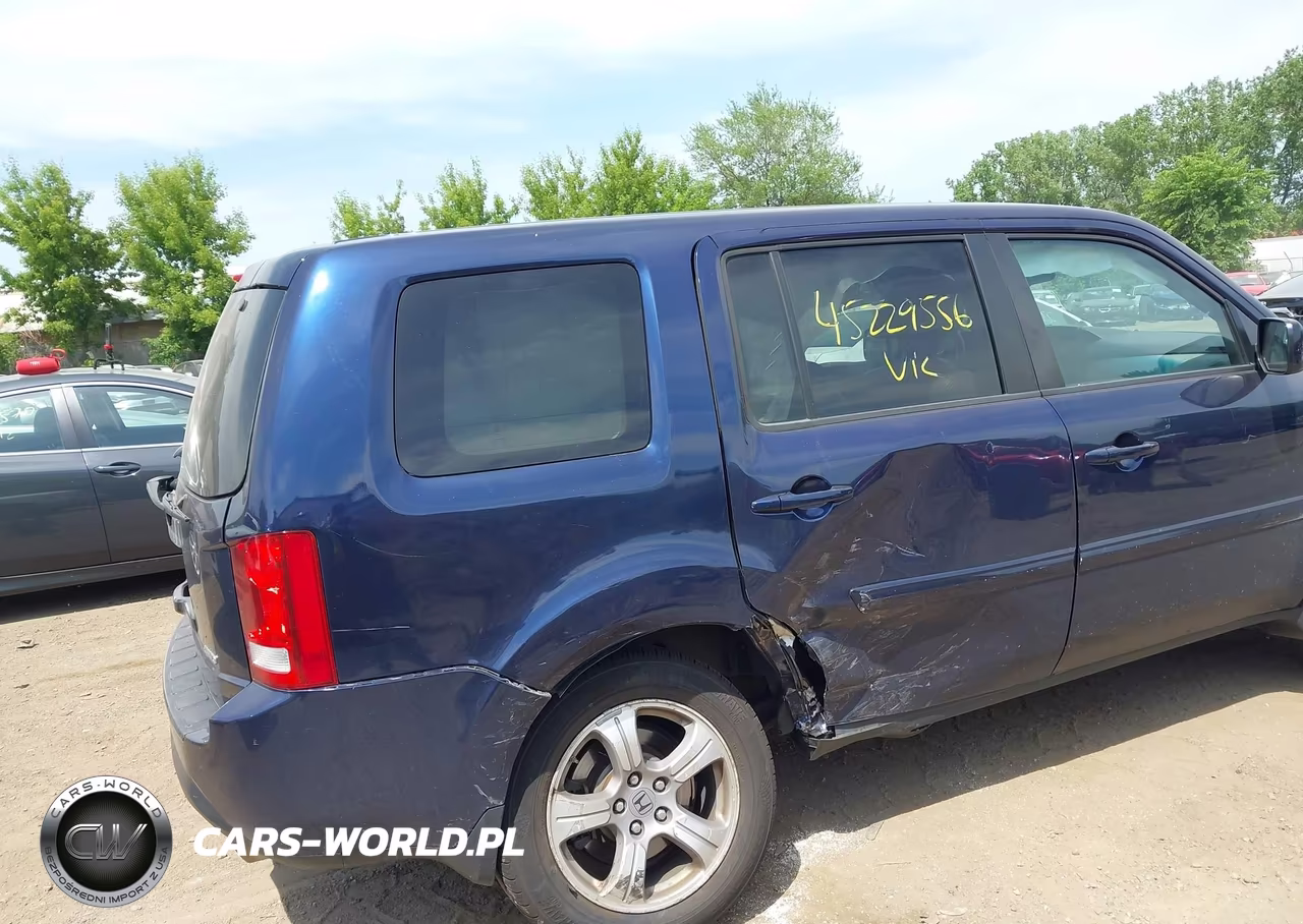 2013 Honda Pilot Ex-L VIN:5FNYF4H59DB012566 - 6
