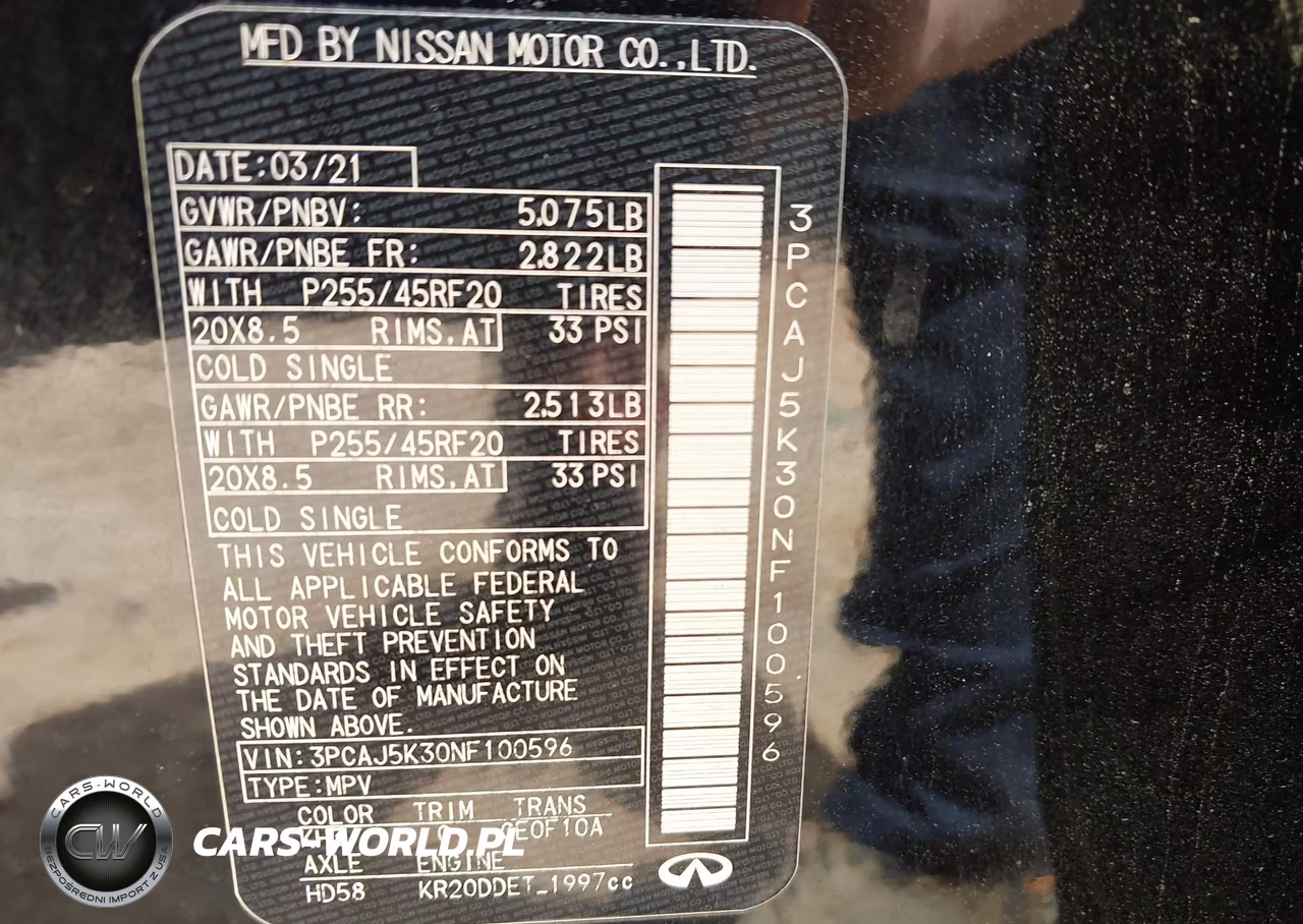 2022 Infiniti Qx55 Essential Awd VIN:3PCAJ5K30NF100596 - 9