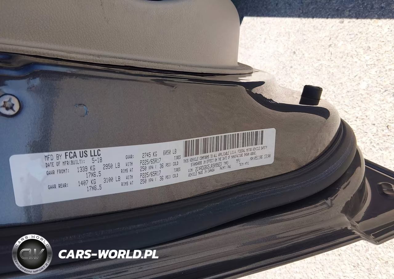 2018 Dodge Grand Caravan Se VIN:2C4RDGBG5JR309923 - 9
