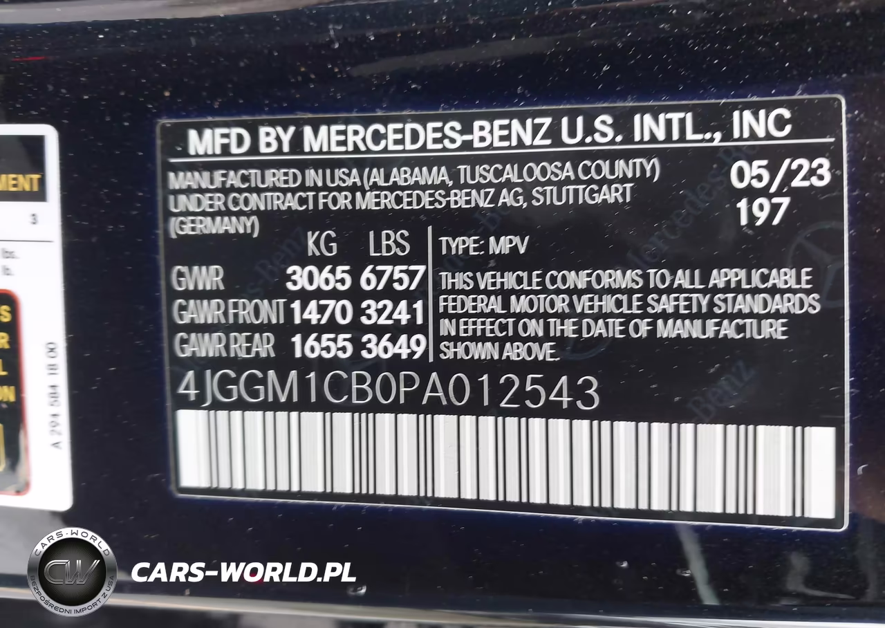 2023 Mercedes-Benz Eqe 350 Suv 4Matic VIN:4JGGM1CB0PA012543 - 9