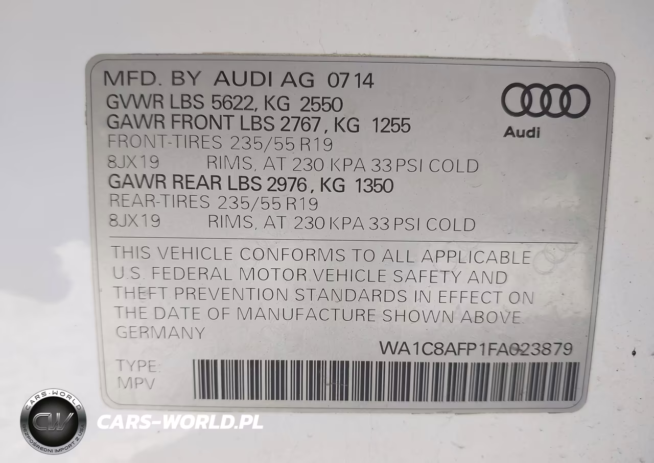 2015 Audi Q5 Hybrid 2.0T Prestige VIN:WA1C8AFP1FA023879 - 9