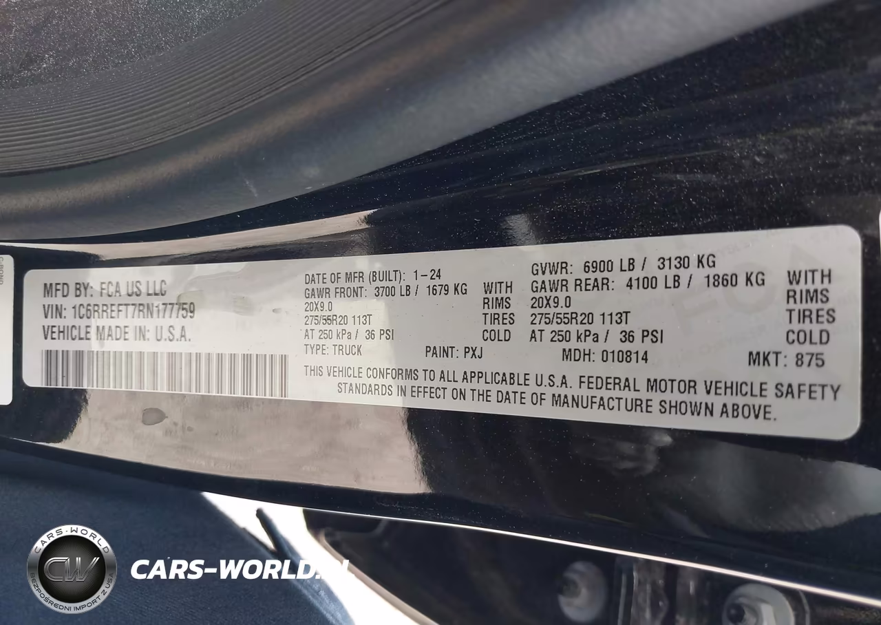 2024 Ram 1500 Lone Star 4X2 5'7 Box VIN:1C6RREFT7RN177759 - 9