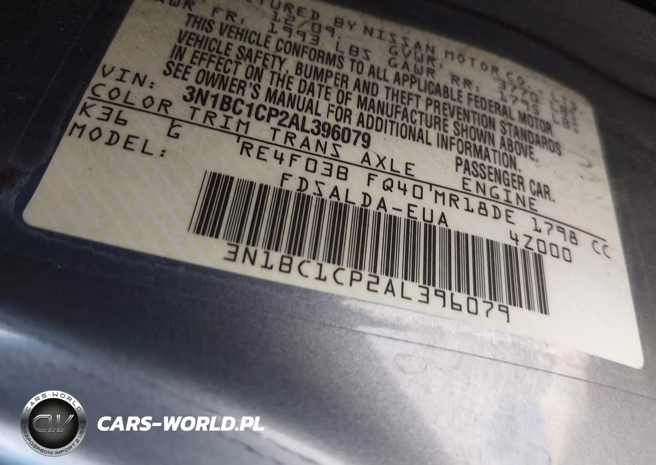 2010 Nissan Versa 1.8S VIN:3N1BC1CP2AL396079 - 9