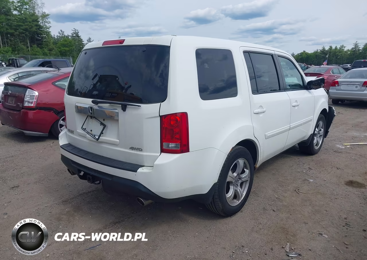 2013 Honda Pilot Ex-L VIN:5FNYF4H57DB080980 - 4