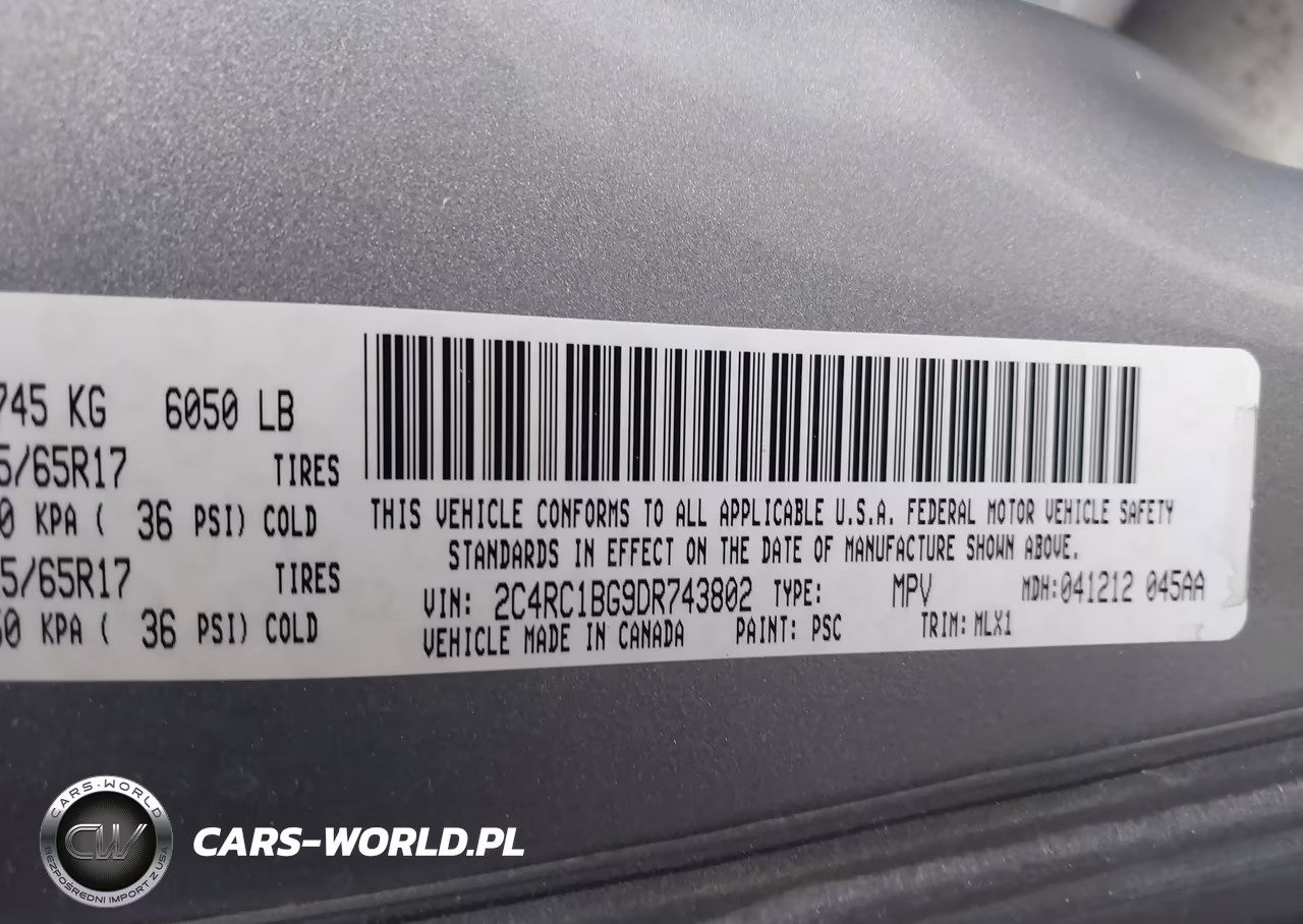 2013 Chrysler Town & Country Touring VIN:2C4RC1BG9DR743802 - 9