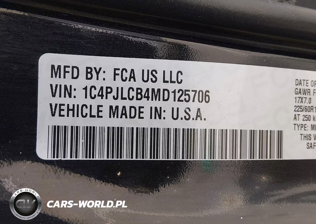 2021 Jeep Cherokee Latitude Fwd VIN:1C4PJLCB4MD125706 - 9