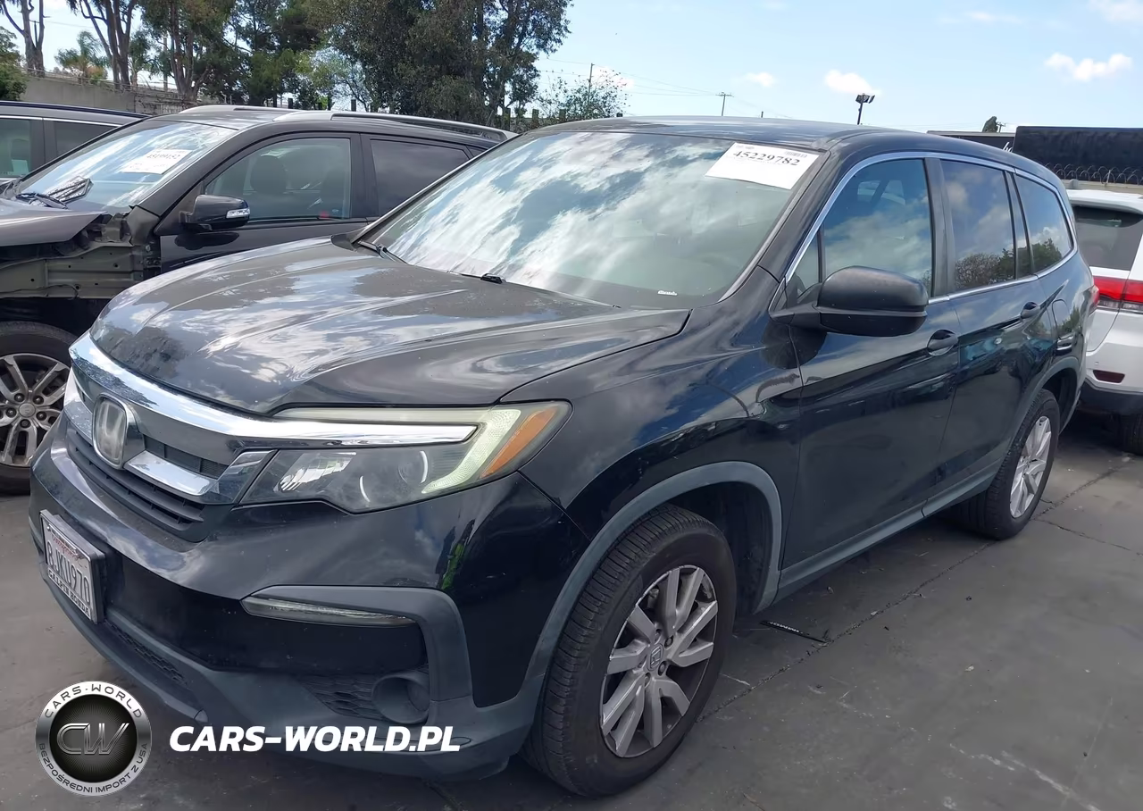 2019 Honda Pilot Lx VIN:5FNYF5H17KB022884 - 2
