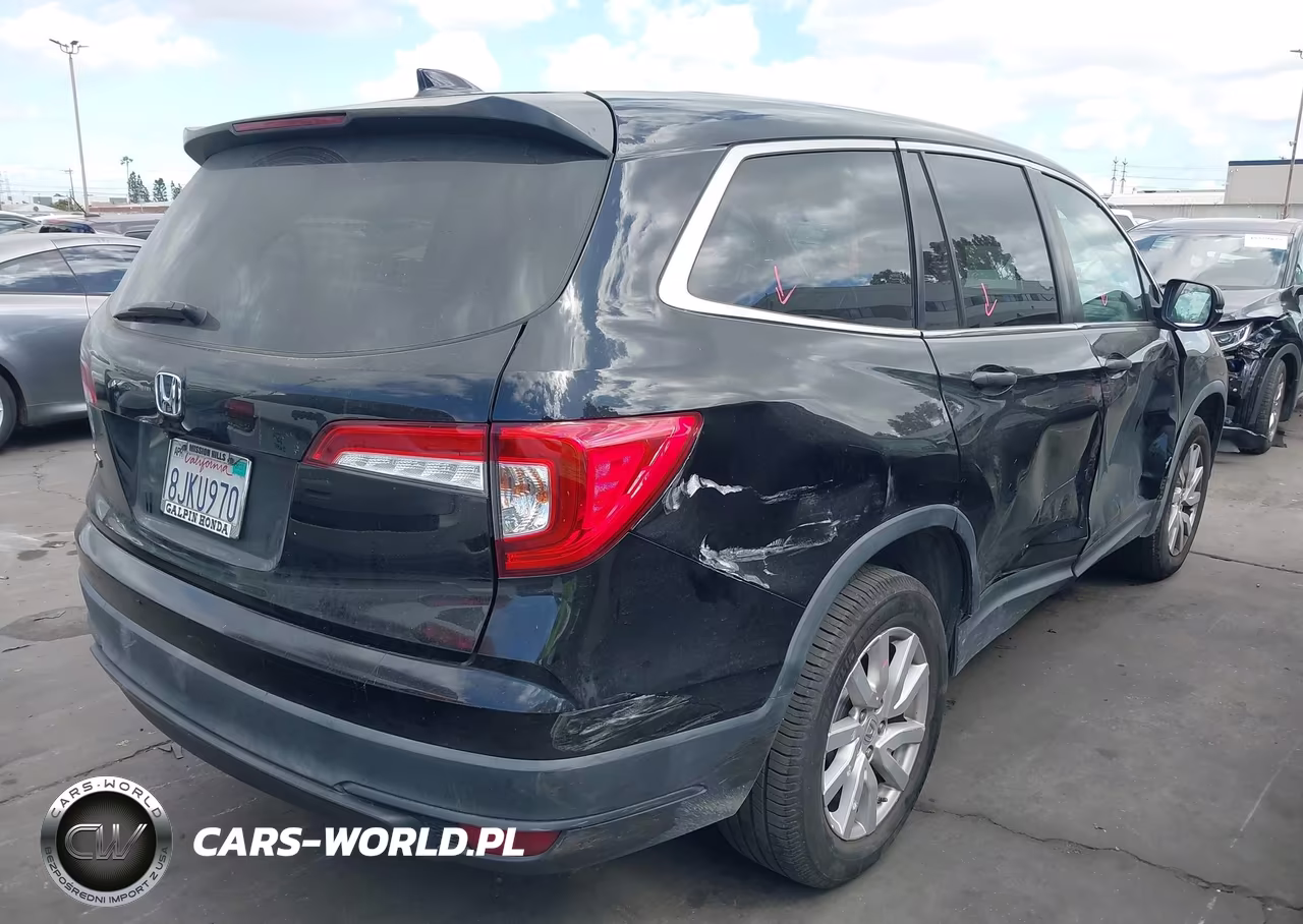 2019 Honda Pilot Lx VIN:5FNYF5H17KB022884 - 4