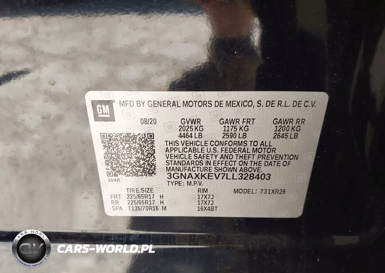 2020 Chevrolet Equinox Fwd Lt 1.5L Turbo VIN:3GNAXKEV7LL328403 - 9