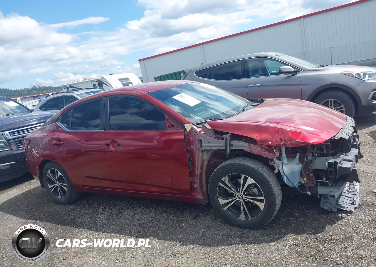 2022 Nissan Sentra Sv Xtronic Cvt VIN:3N1AB8CV9NY232035 - 14