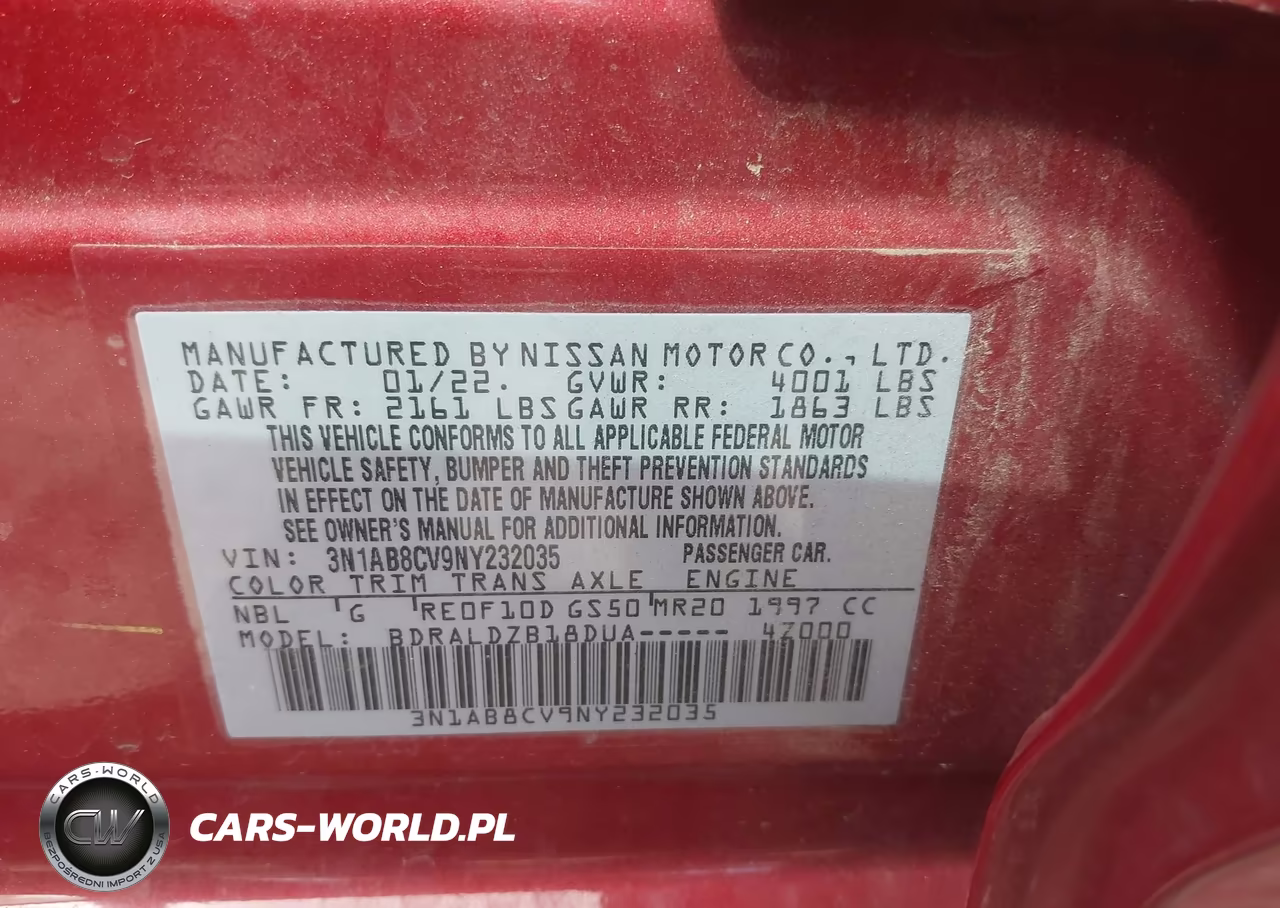 2022 Nissan Sentra Sv Xtronic Cvt VIN:3N1AB8CV9NY232035 - 9