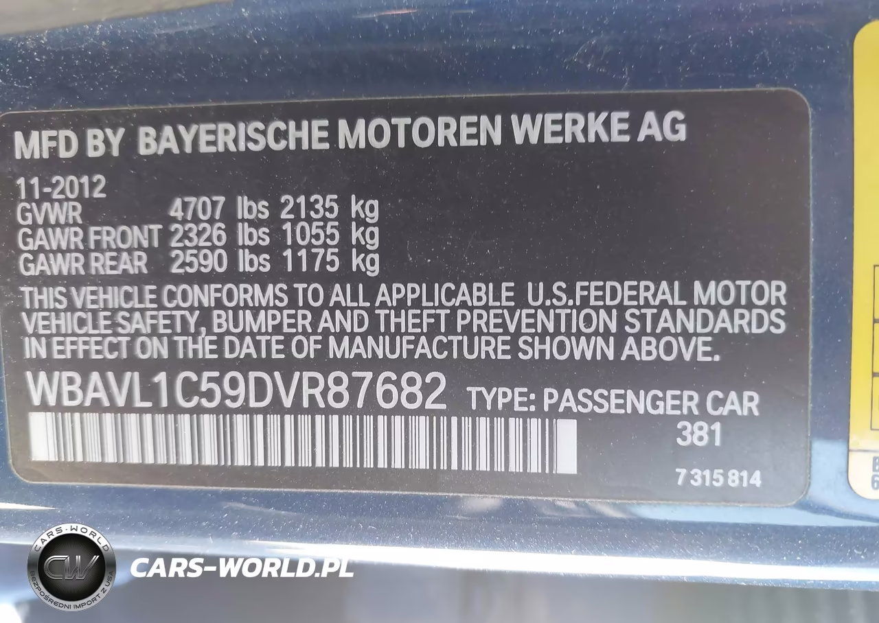 2013 BMW X1 xDrive28I VIN:WBAVL1C59DVR87682 - 9